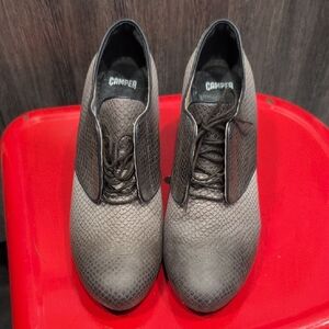 Camper Textured Gray Shoes